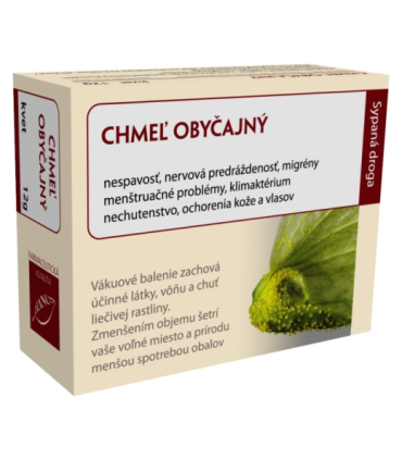 Chmeľ obyčajný, šištice, 12 g