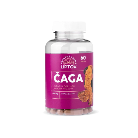 Čaga Sibírska 60 kapsúl (600mg extraktu / kapsula) 250g