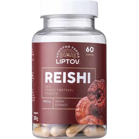 Reishi 60 kapsúl (600mg extraktu / kapsula)